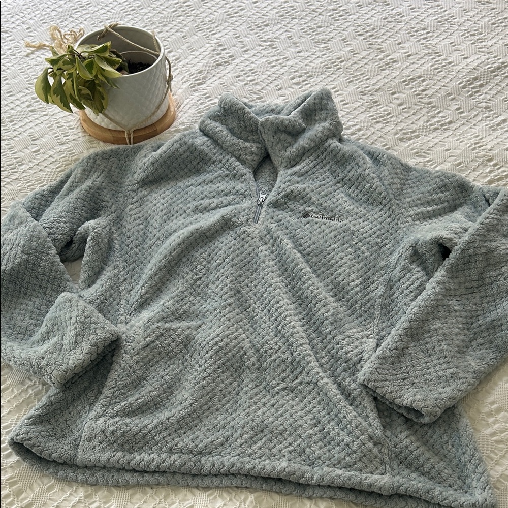Columbia Baby Blue Turtleneck Sweater